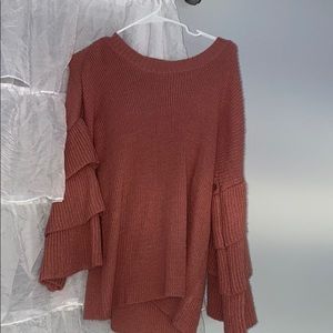 Ruffle sweater